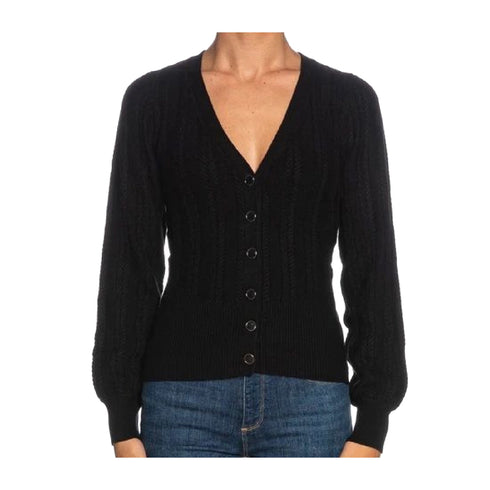 GUESS Cardigan Cardigan Donna Livia a V Nero A24 - GUESSW4BR31Z2V42 - JBLK - XS - Francavilla Moda